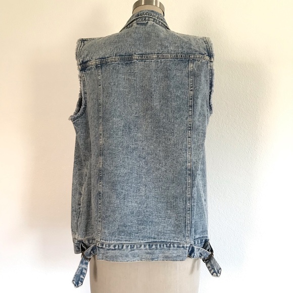 Gianni Bini S denim oversized  Vest - Picture 6 of 8